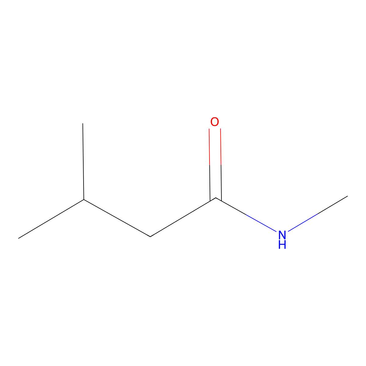 Butanamide, N,3-dimethyl molecular structure, CAS 21458-36-6
