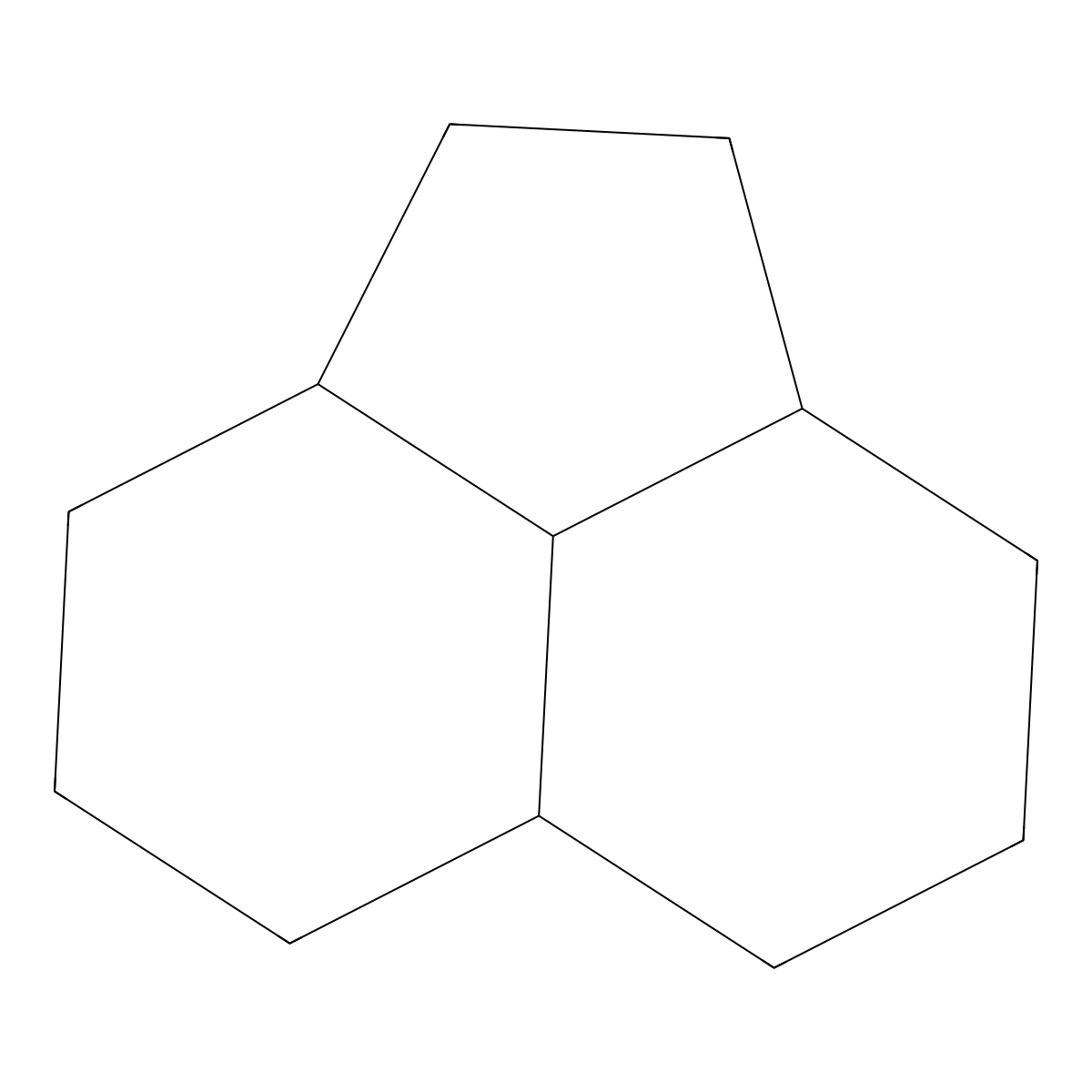 Acenaphthylene, dodecahydro- molecular structure, CAS 2146-36-3