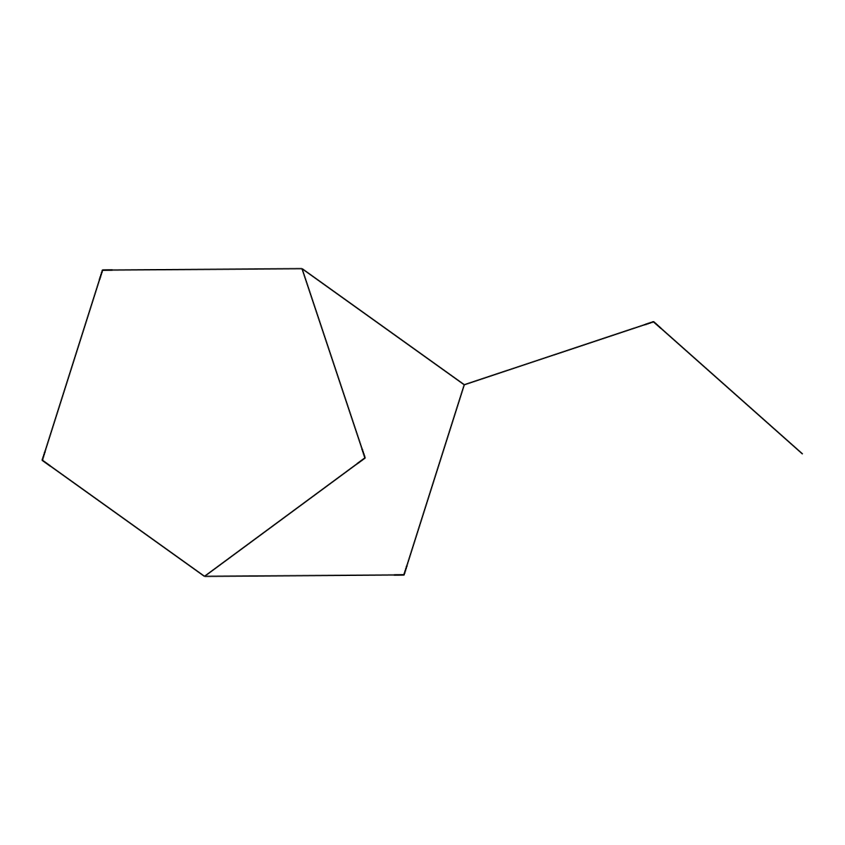 Bicyclo(2.2.1)heptane, 2-ethyl- molecular structure, CAS 2146-41-0