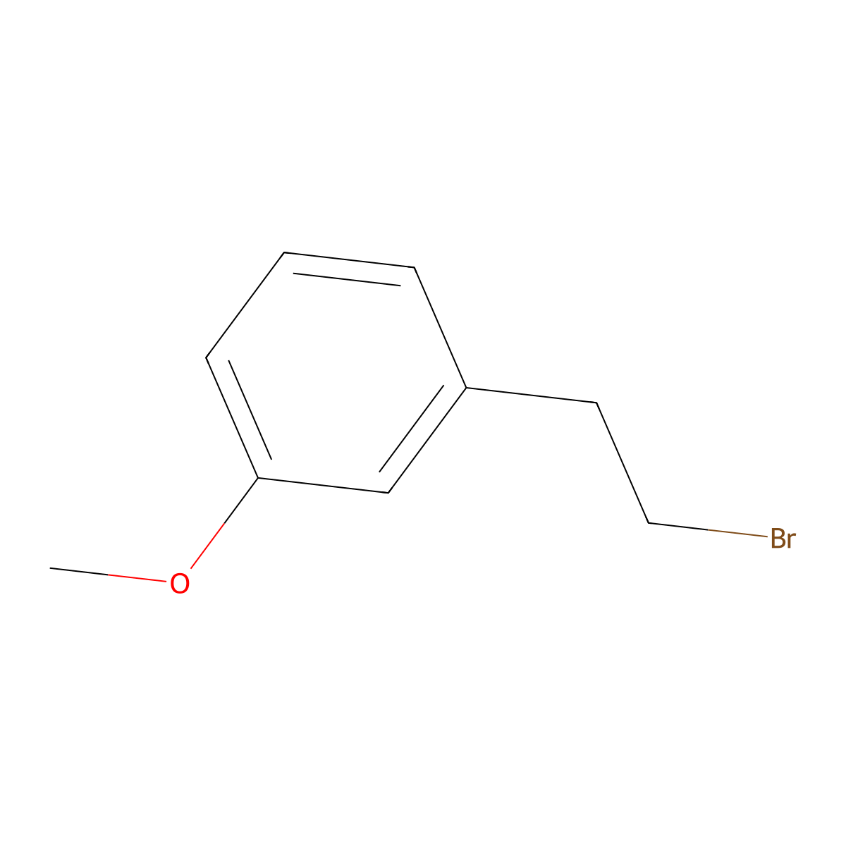 1-Bromo-2-(3-methoxyphenyl)ethane molecular structure, CAS 2146-61-4