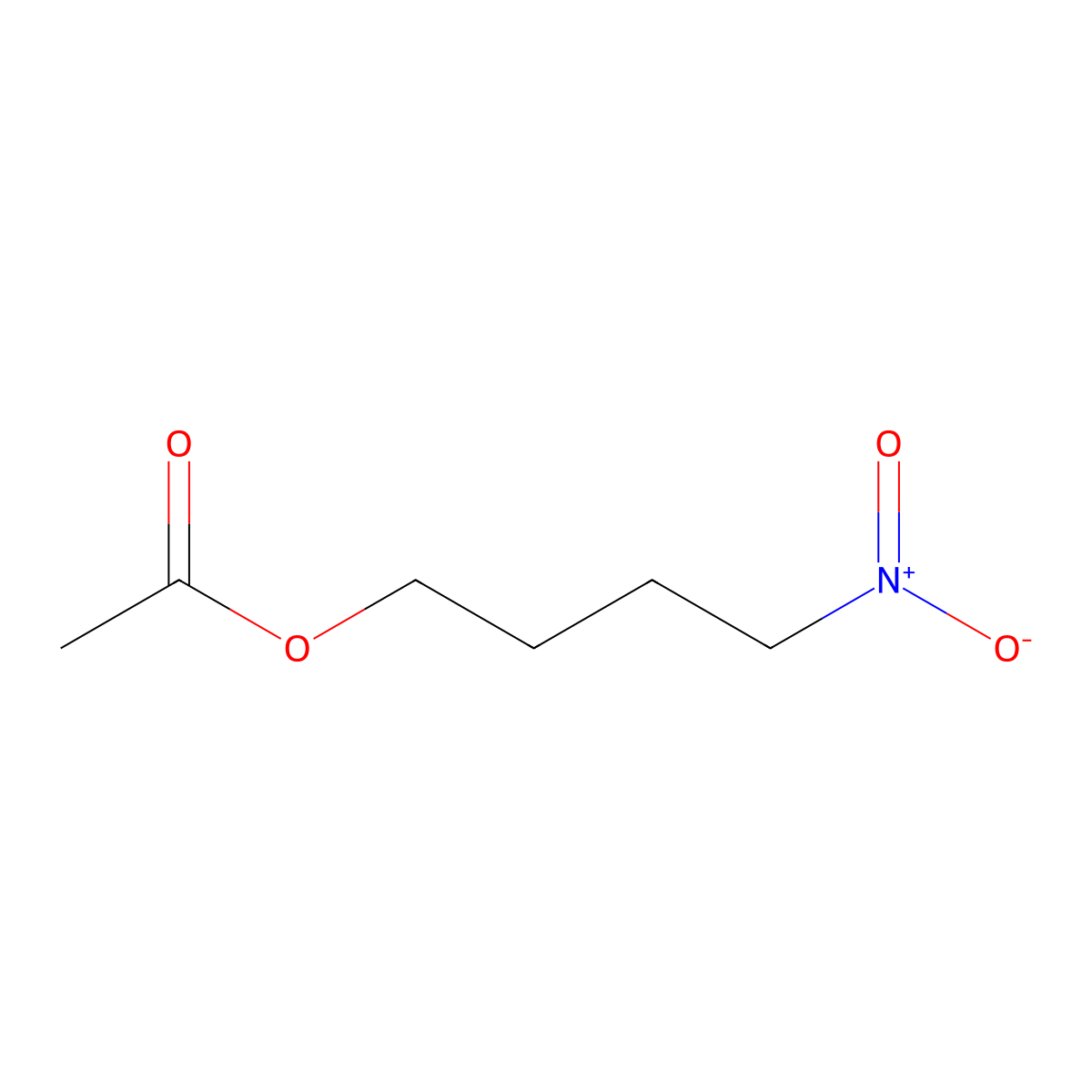 4-Nitrobutyl acetate molecular structure, CAS 21461-50-7
