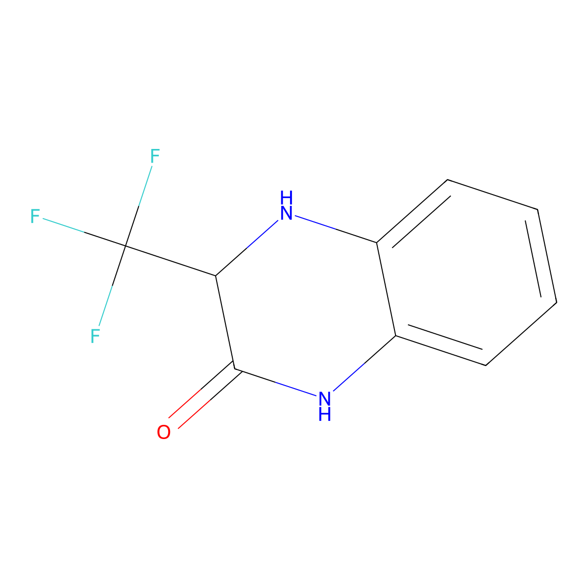 3-(Trifluoromethyl)-3,4-dihydroquinoxalin-2(1H)-one molecular structure, CAS 2146142-19-8