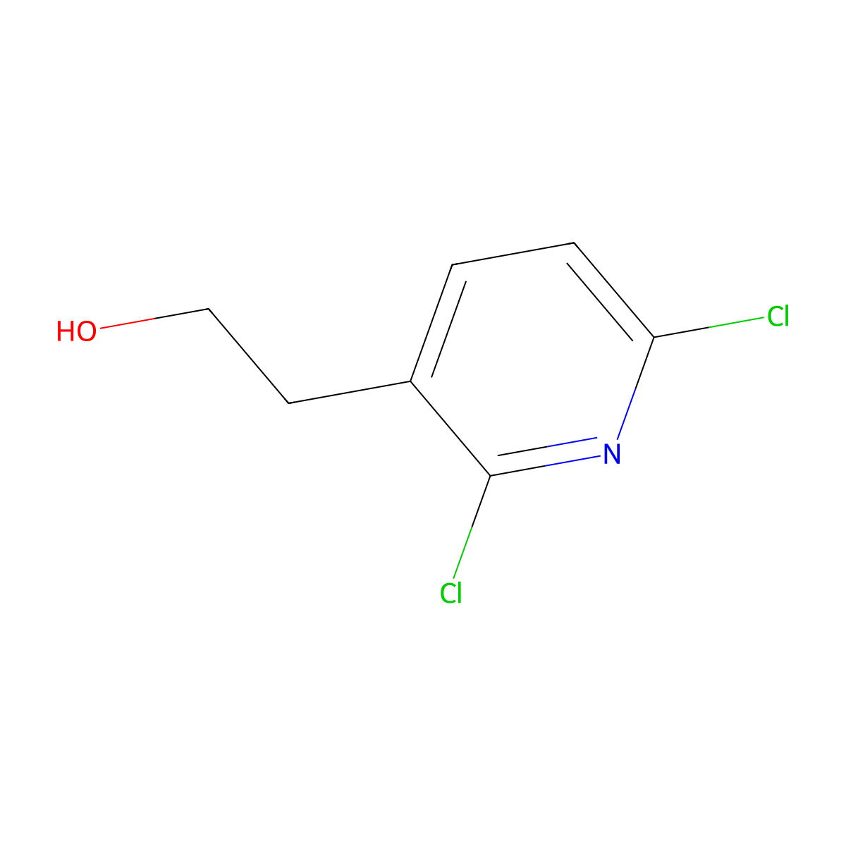 2-(2,6-Dichloropyridin-3-yl)ethan-1-ol molecular structure, CAS 214617-42-2