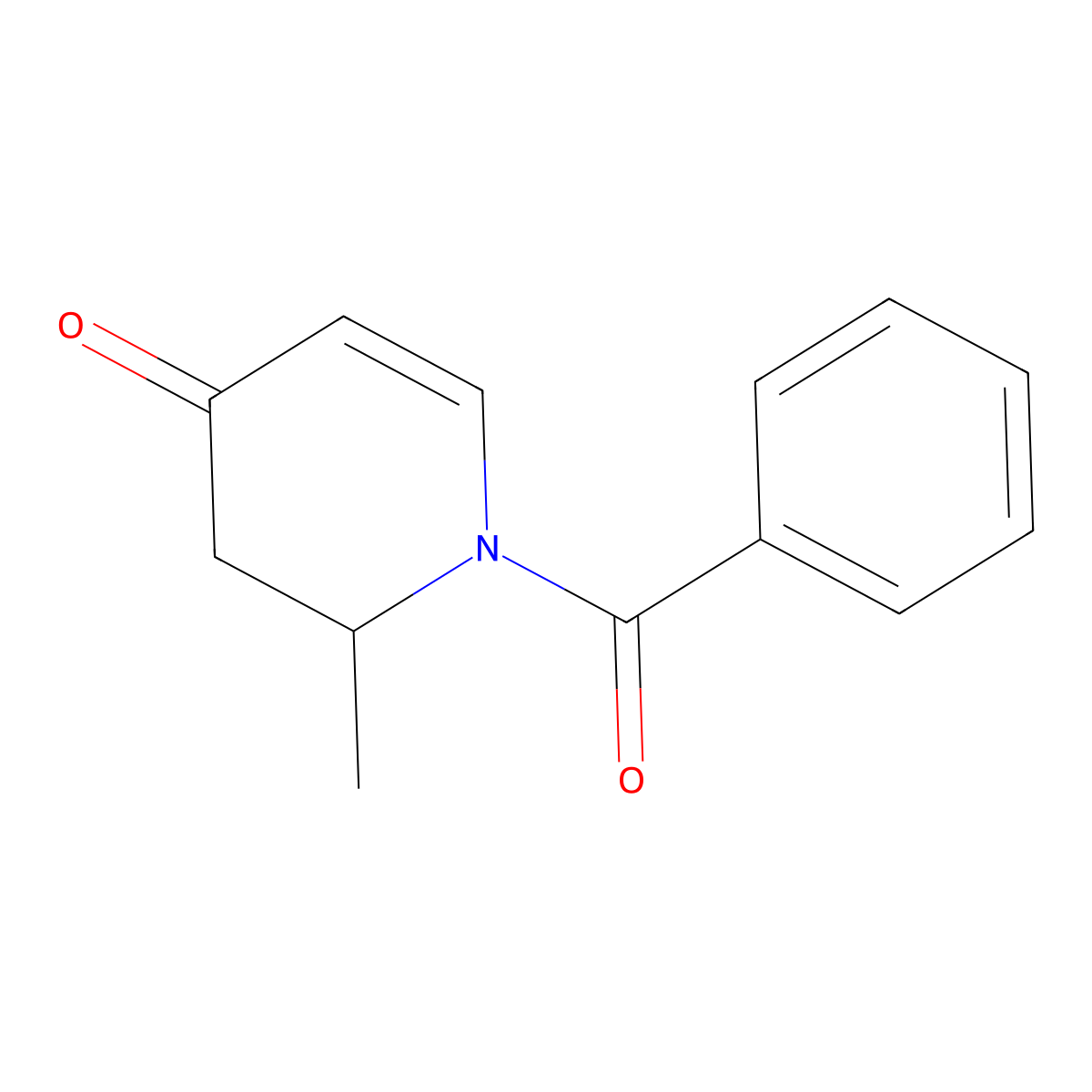 1-Benzoyl-2-methyl-2,3-dihydropyridin-4(1H)-one molecular structure, CAS 214626-85-4