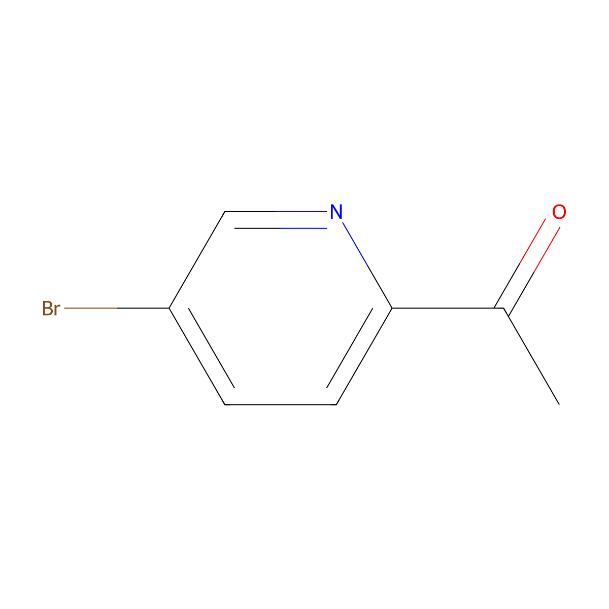 1-(5-Bromopyridin-2-yl)ethan-1-one molecular structure, CAS 214701-49-2