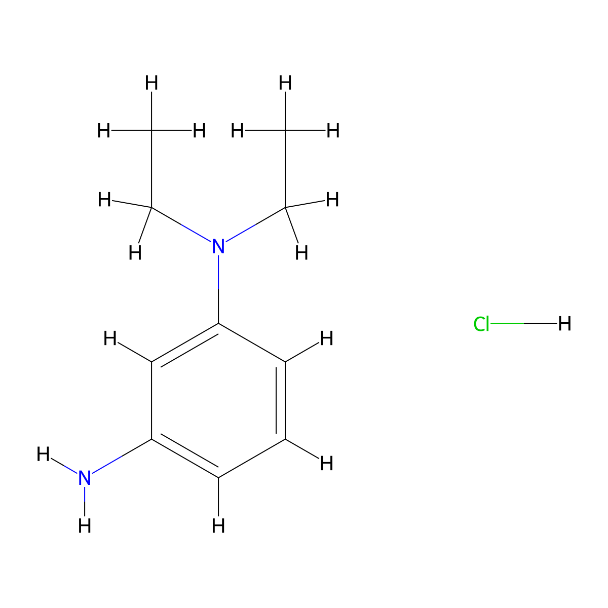 N,N-Diethyl-1,3-benzenediamine Hydrochloride molecular structure, CAS 214707-03-6