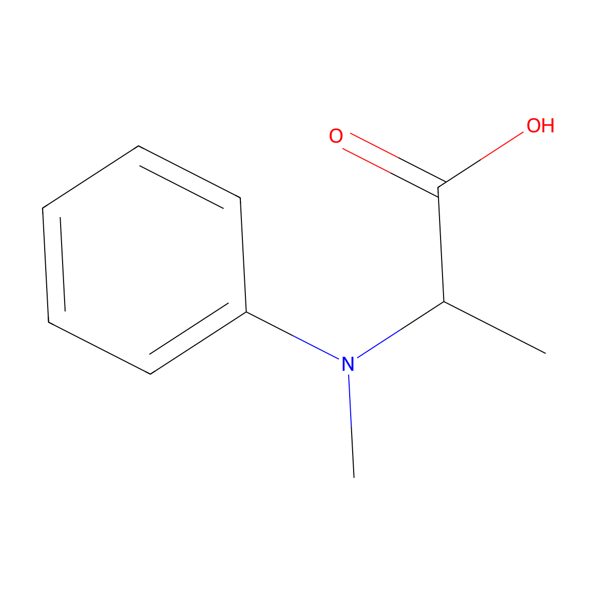 N-methyl-N-phenylalanine molecular structure, CAS 214709-71-4