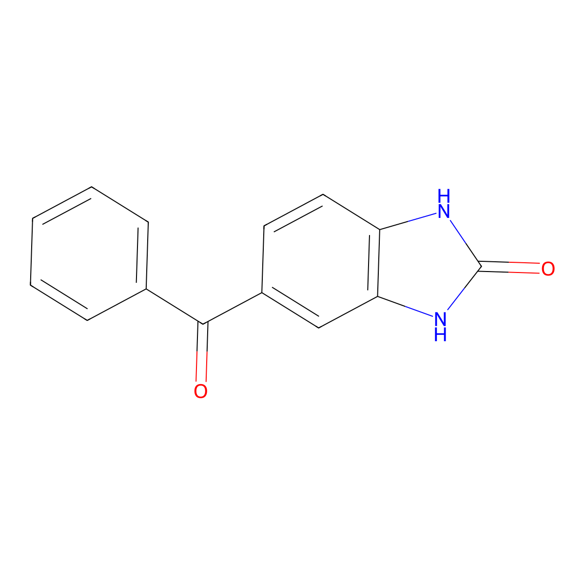 5-Benzoyl-2-benzimidazolinone molecular structure, CAS 21472-33-3