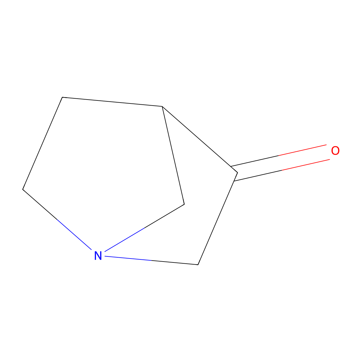 1-Azabicyclo[2.2.1]heptan-3-one molecular structure, CAS 21472-89-9