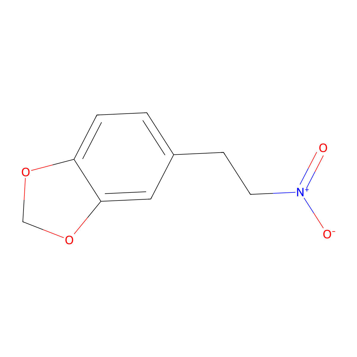5-(2-Nitroethyl)-2H-1,3-benzodioxole molecular structure, CAS 21473-47-2
