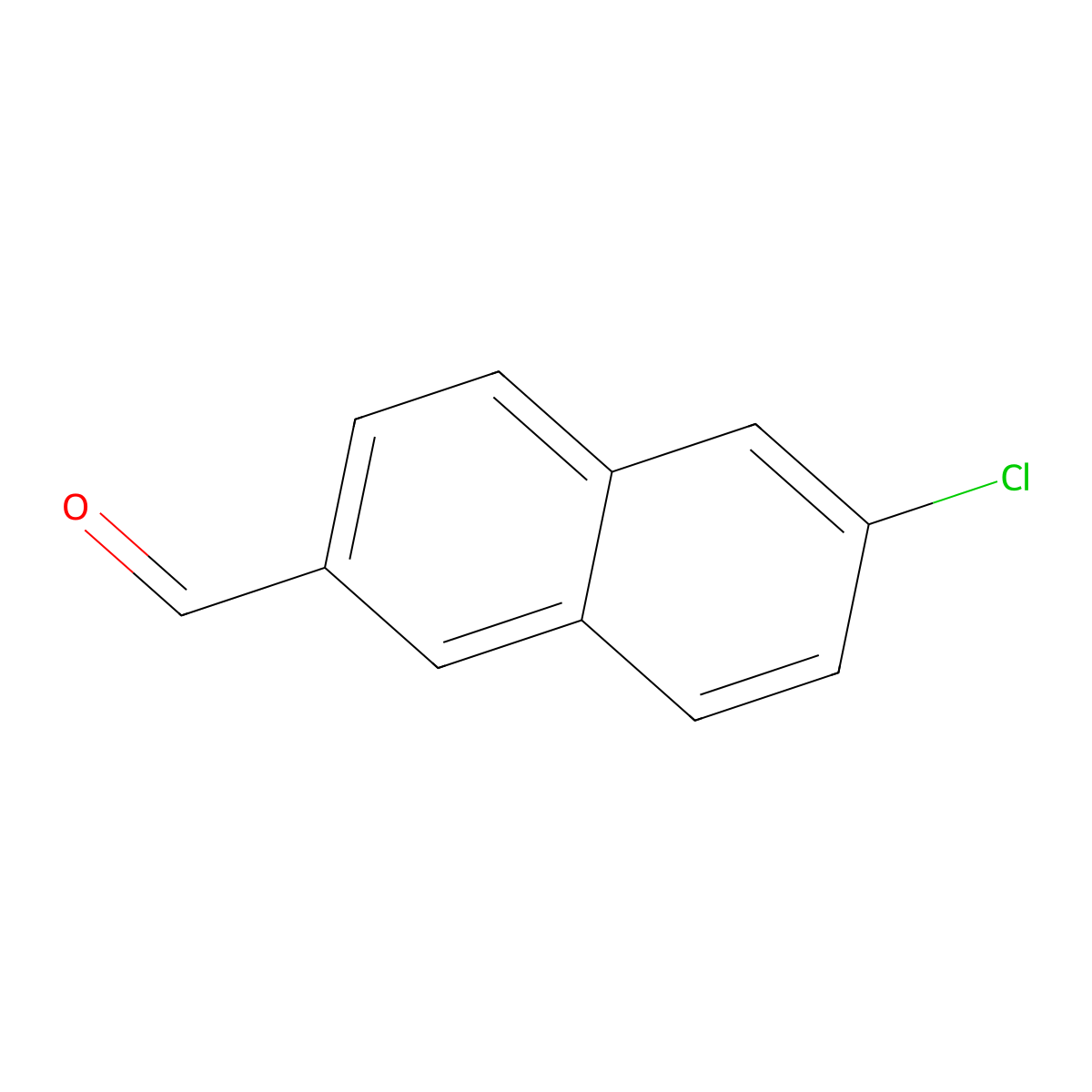 6-Chloronaphthalene-2-carbaldehyde molecular structure, CAS 214746-56-2