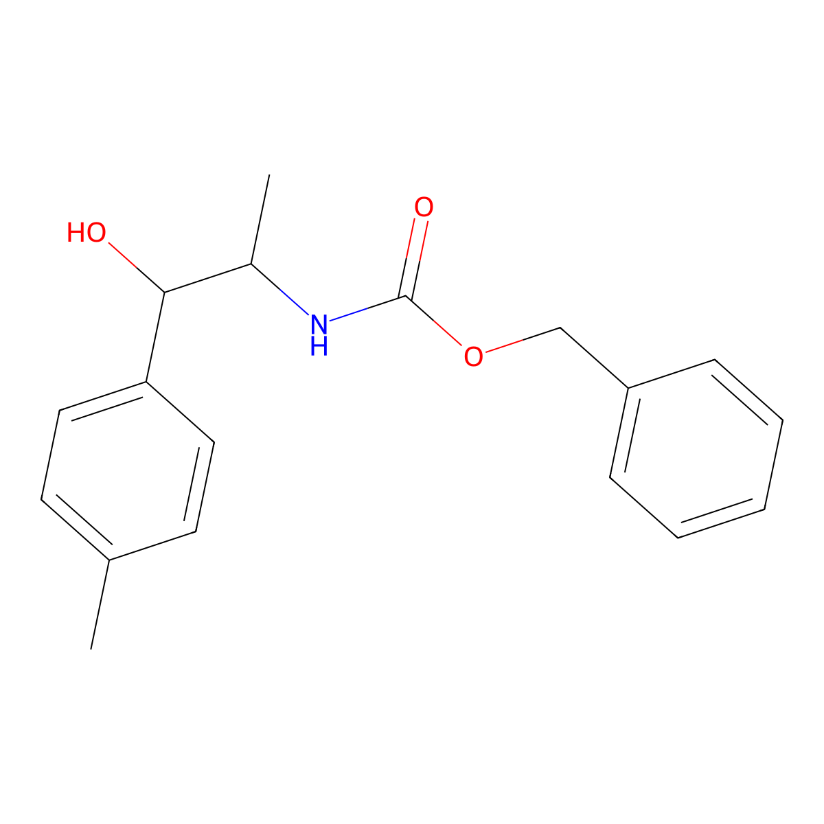 benzyl N-[1-hydroxy-1-(4-methylphenyl)propan-2-yl]carbamate molecular structure, CAS 2147525-68-4