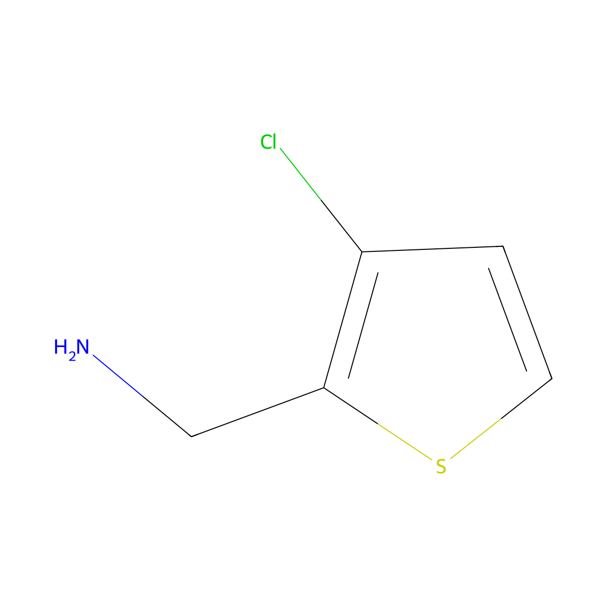 3-Chloro-2-thiophenemethanamine molecular structure, CAS 214759-25-8