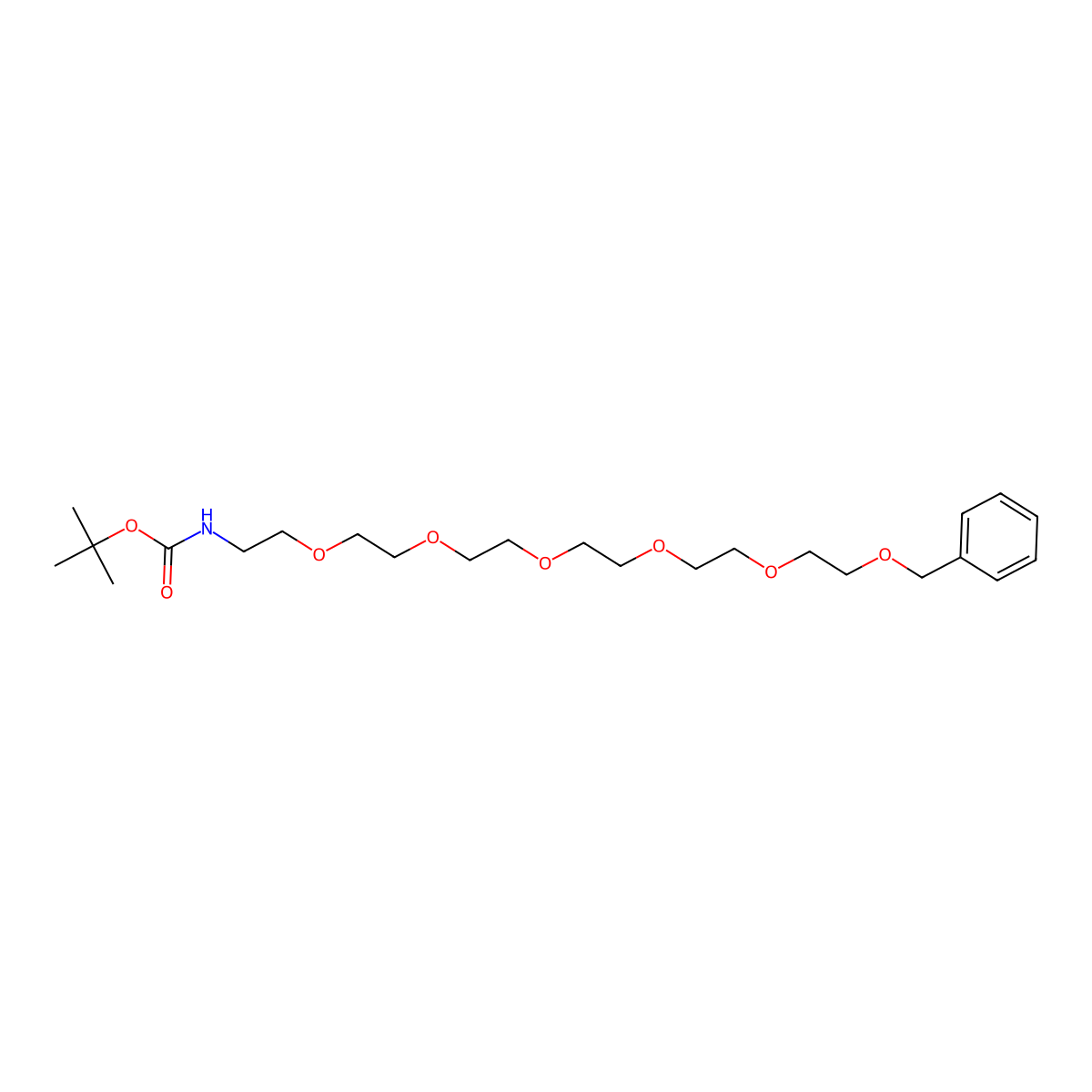 Benzyl-PEG6-NHBoc molecular structure, CAS 2148295-93-4