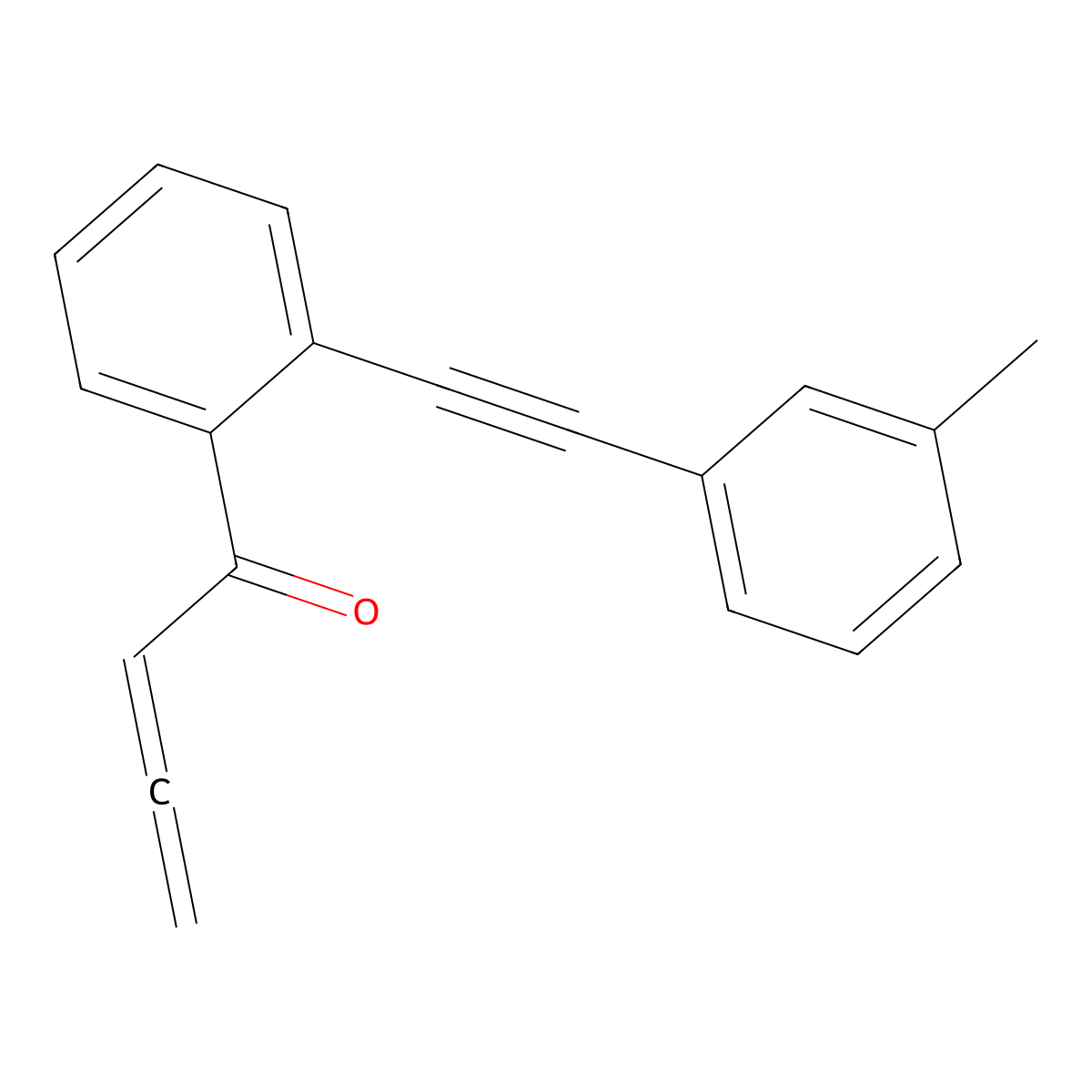 1-[2-[2-(3-Methylphenyl)ethynyl]phenyl]-2,3-butadien-1-one molecular structure, CAS 2148344-52-7