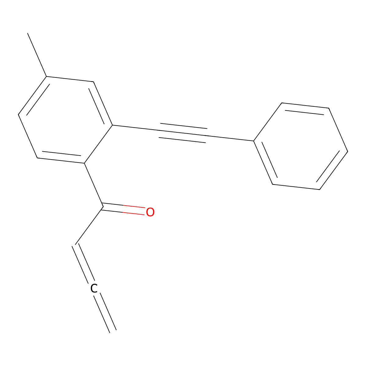 1-[4-Methyl-2-(2-phenylethynyl)phenyl]-2,3-butadien-1-one molecular structure, CAS 2148344-70-9