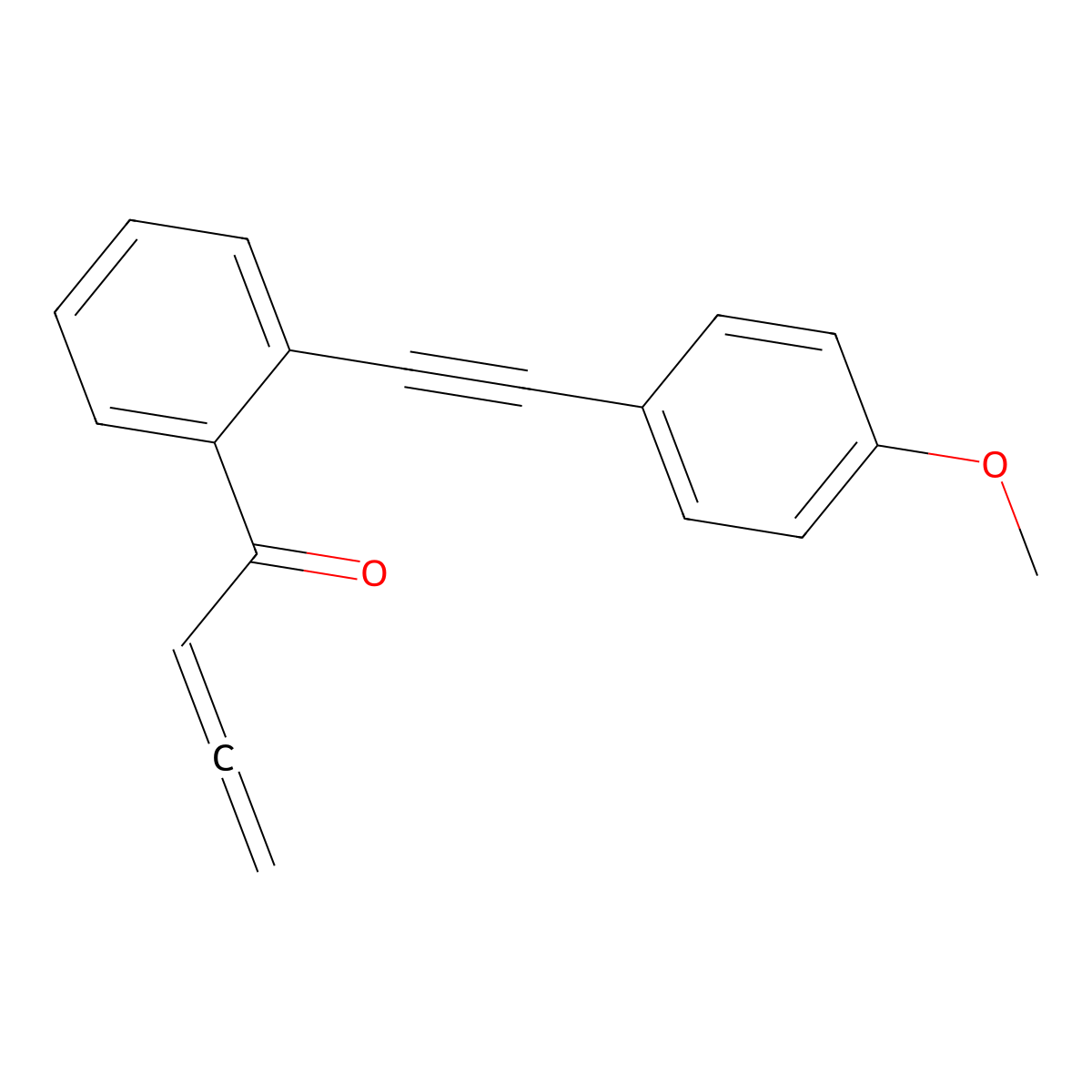 1-[2-[2-(4-Methoxyphenyl)ethynyl]phenyl]-2,3-butadien-1-one molecular structure, CAS 2148344-82-3