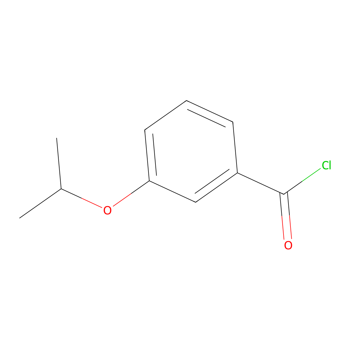 3-Isopropoxybenzoyl chloride molecular structure, CAS 214847-64-0