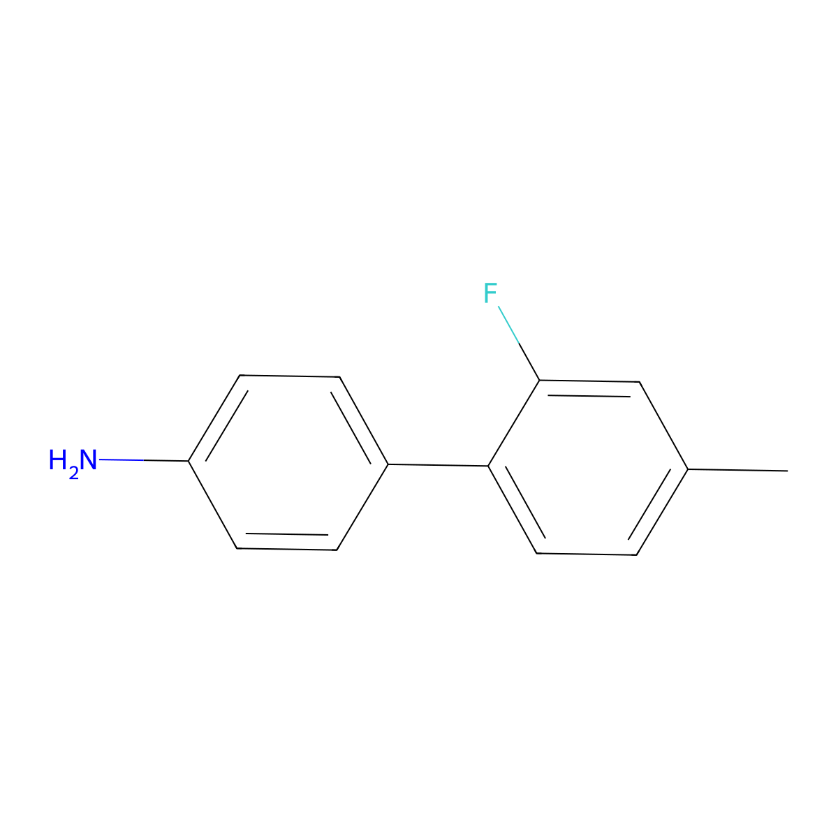 4-(2-Fluoro-4-methylphenyl)aniline molecular structure, CAS 2148762-91-6