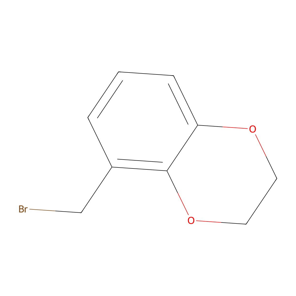 5-(Bromomethyl)-2,3-dihydro-1,4-benzodioxine molecular structure, CAS 214894-89-0