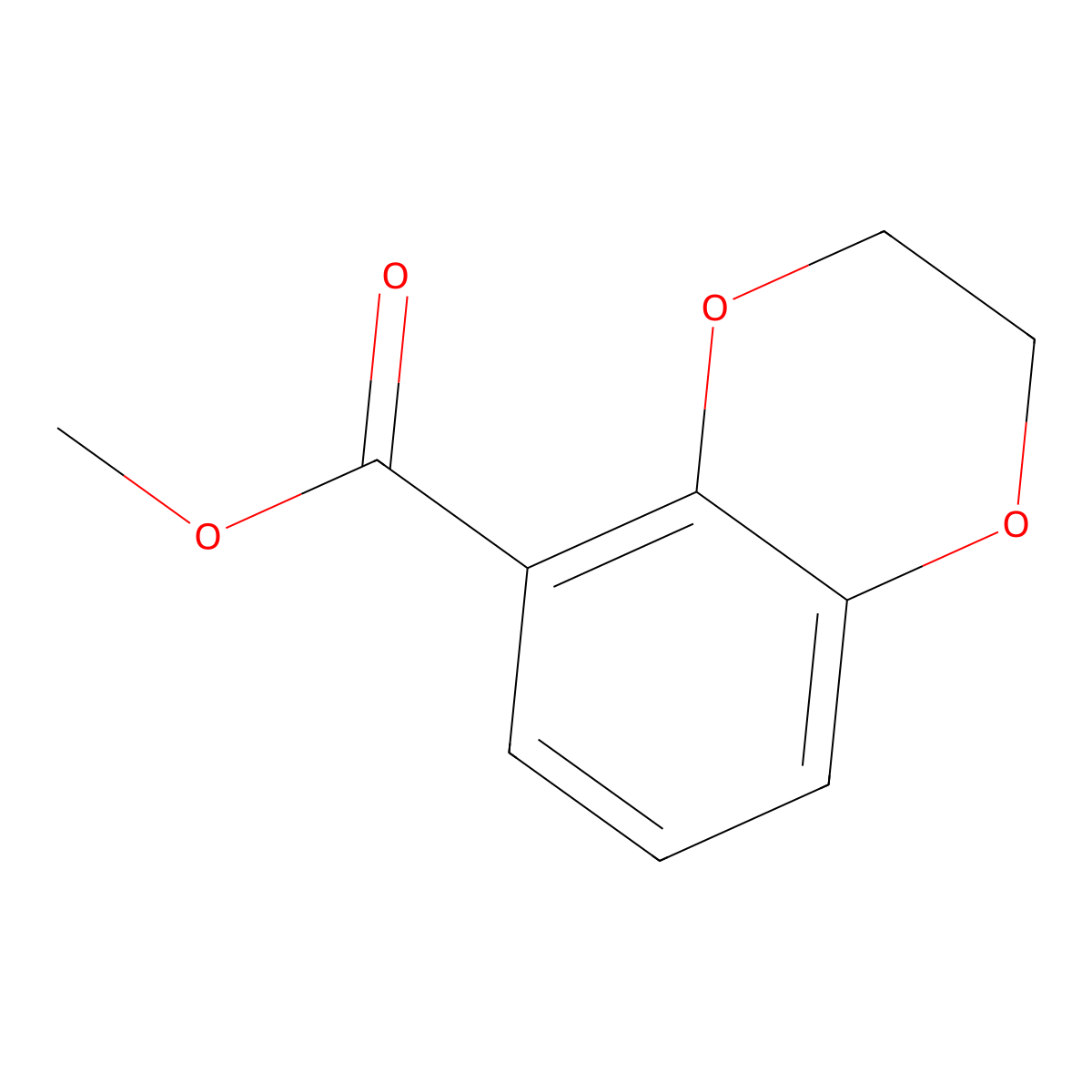 Methyl 2,3-dihydro-1,4-benzodioxine-5-carboxylate molecular structure, CAS 214894-91-4