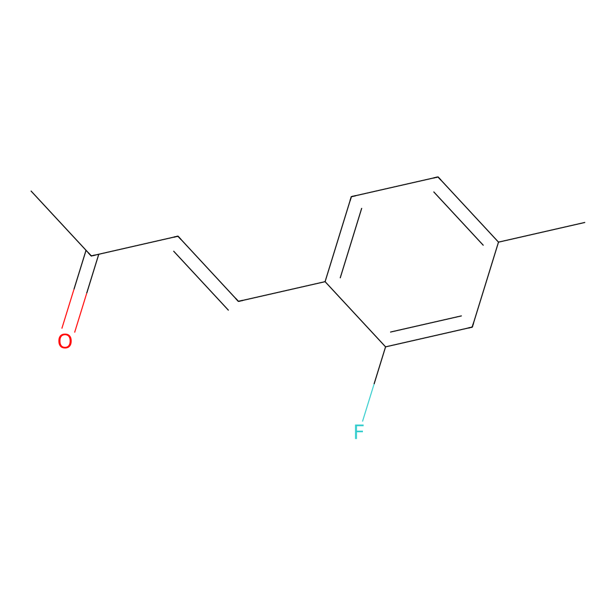 4-(2-Fluoro-4-methylphenyl)but-3-en-2-one molecular structure, CAS 2148967-98-8