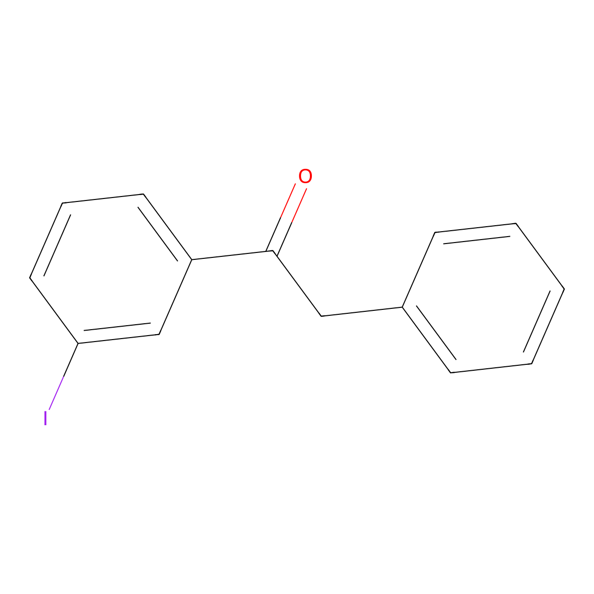 3'-Iodo-2-phenylacetophenone molecular structure, CAS 214900-27-3