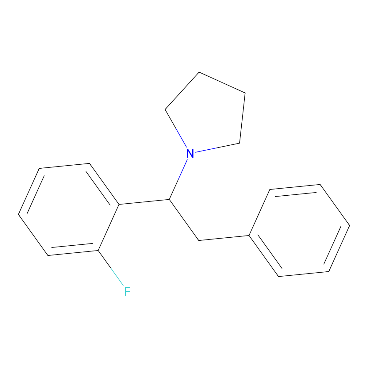Fluorolintane molecular structure, CAS 2149042-90-8