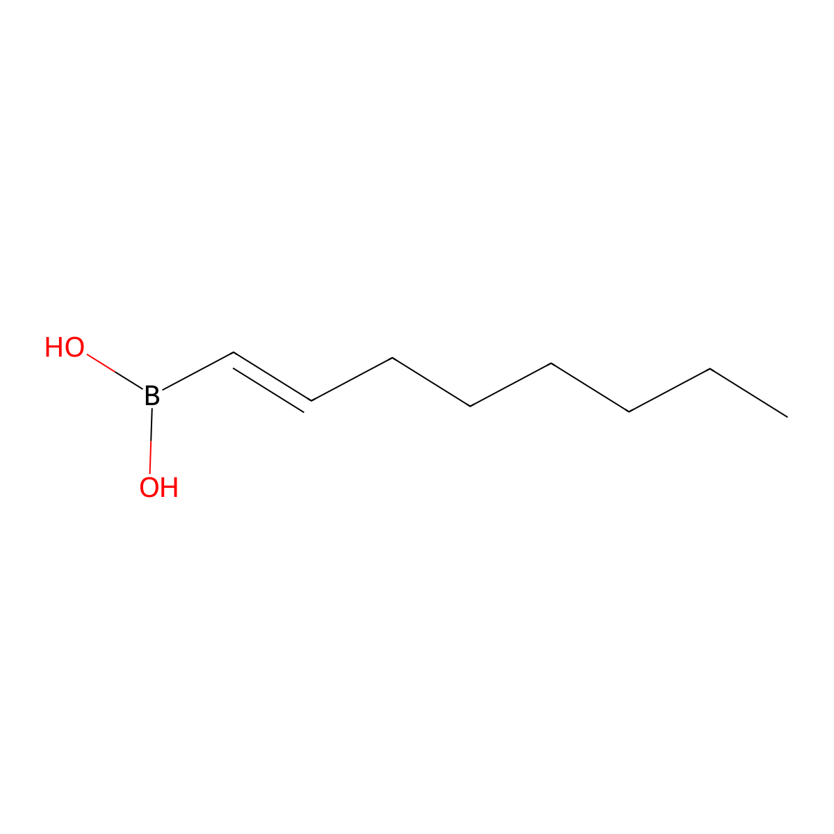 Oct-1-enylboronic acid molecular structure, CAS 214907-14-9
