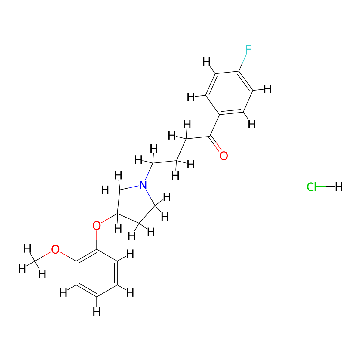 AHR-1900 hydrochloride molecular structure, CAS 21492-45-5