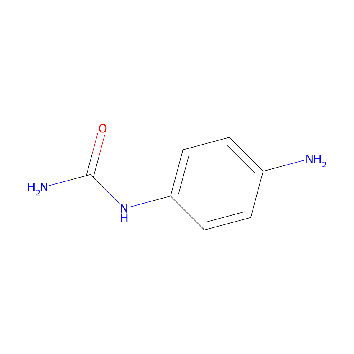(4-Aminophenyl)urea molecular structure, CAS 21492-80-8