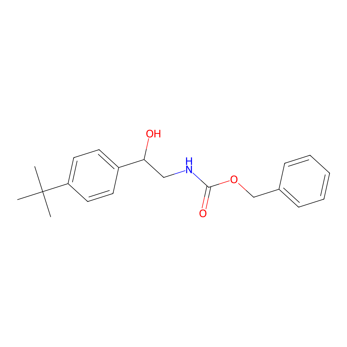benzyl N-[2-(4-tert-butylphenyl)-2-hydroxyethyl]carbamate molecular structure, CAS 2149231-34-3