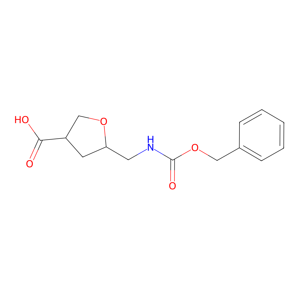 5-({[(Benzyloxy)carbonyl]amino}methyl)oxolane-3-carboxylic acid molecular structure, CAS 2149326-06-5