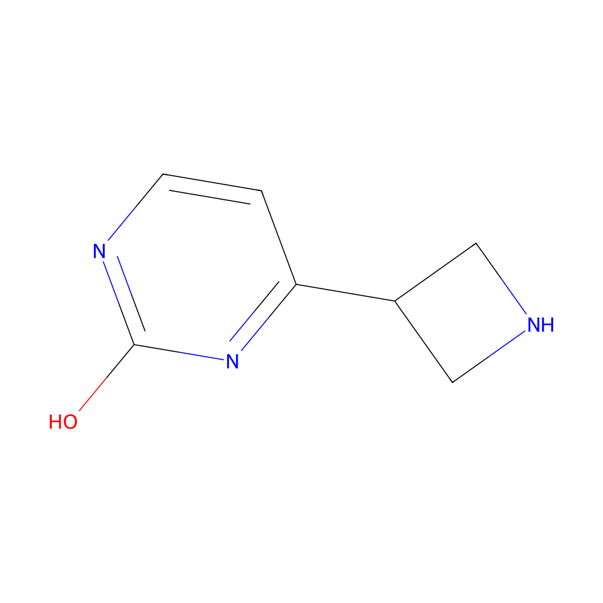 4-(Azetidin-3-yl)pyrimidin-2-ol molecular structure, CAS 2149424-69-9