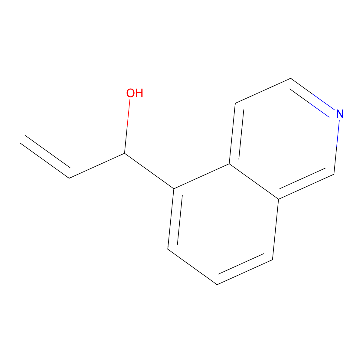1-(Isoquinolin-5-yl)prop-2-en-1-ol molecular structure, CAS 2149544-13-6