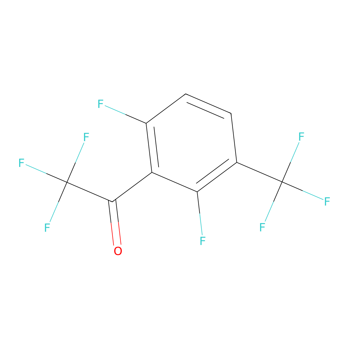 2,2,2,2',6'-Pentafluoro-3'-(trifluoromethyl)acetophenone molecular structure, CAS 2149589-88-6