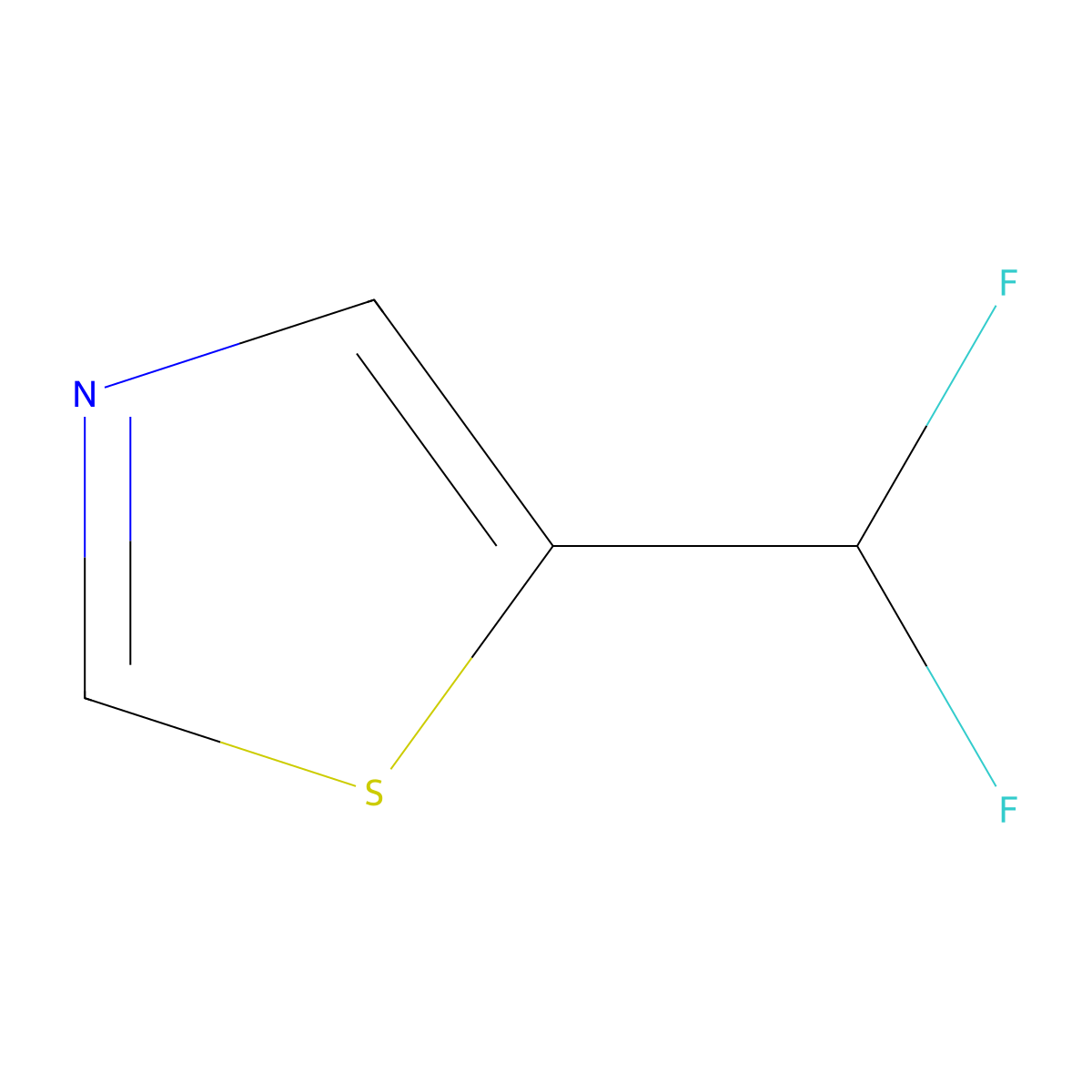 5-(Difluoromethyl)thiazole molecular structure, CAS 2149601-71-6