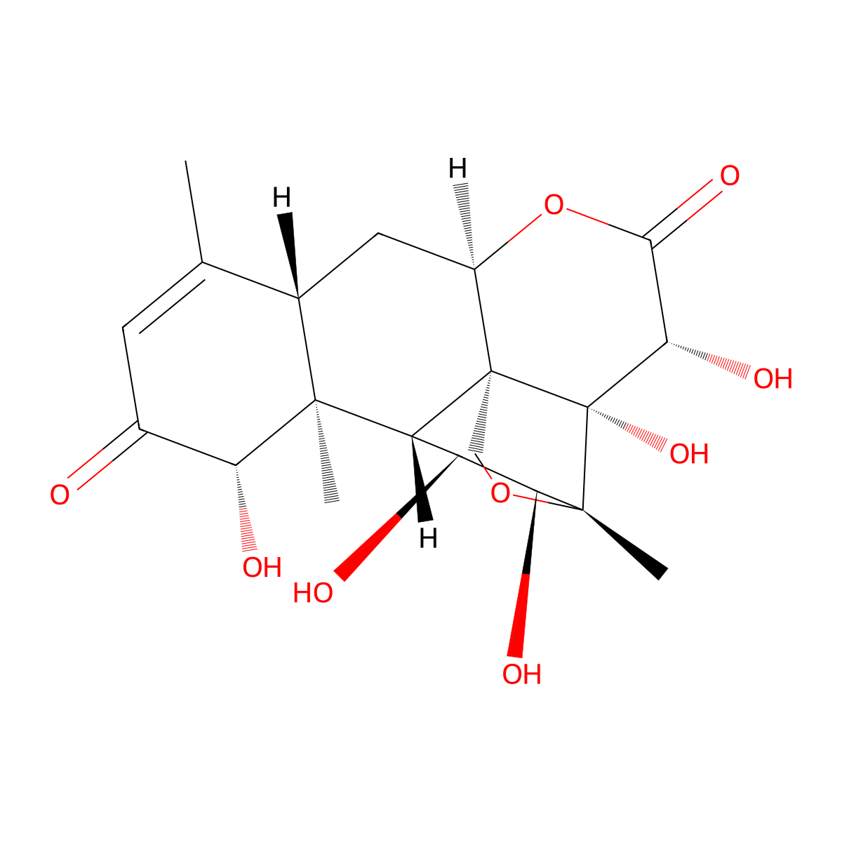 Bruceine D molecular structure, CAS 21499-66-1