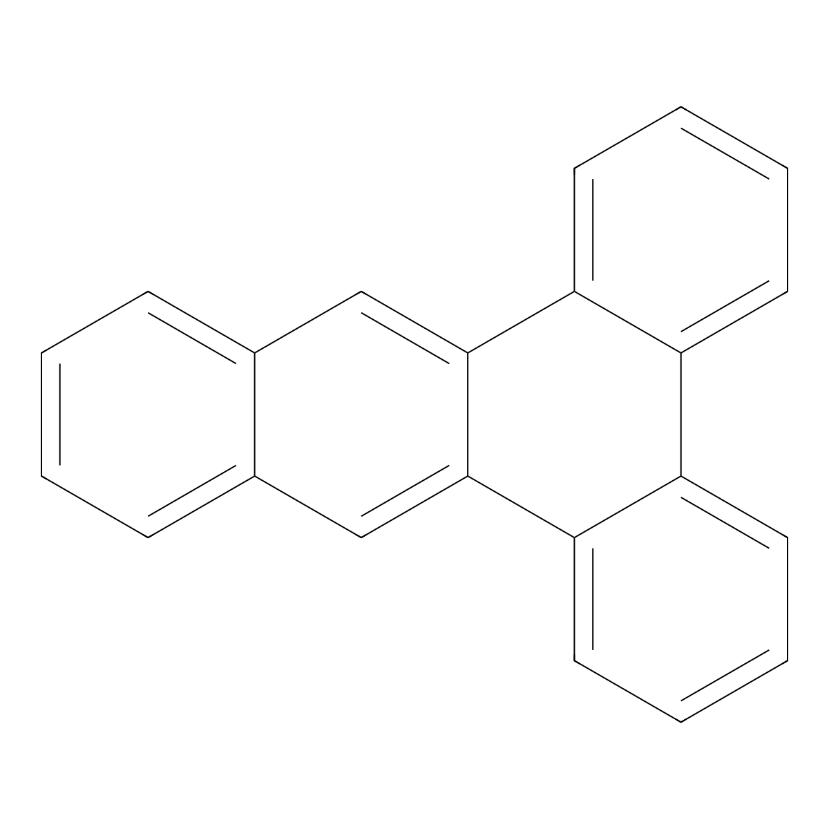 Benzo(B)Triphenylene molecular structure, CAS 215-58-7