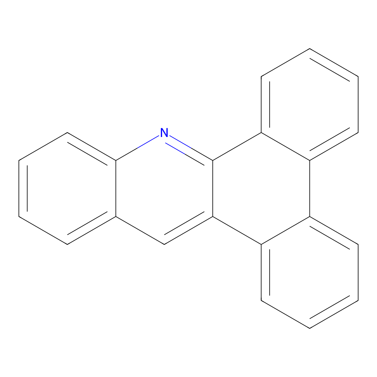 Dibenz(a,c)acridine molecular structure, CAS 215-62-3