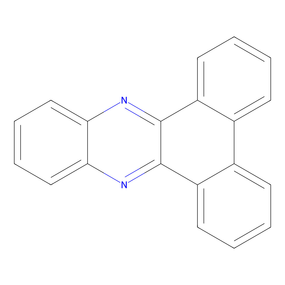 Dibenzo(a,c)phenazine molecular structure, CAS 215-64-5