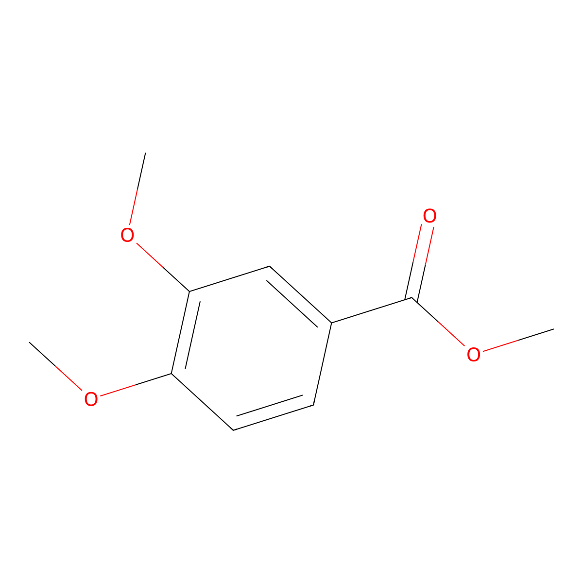 Methyl 3,4-Dimethoxybenzoate molecular structure, CAS 2150-38-1