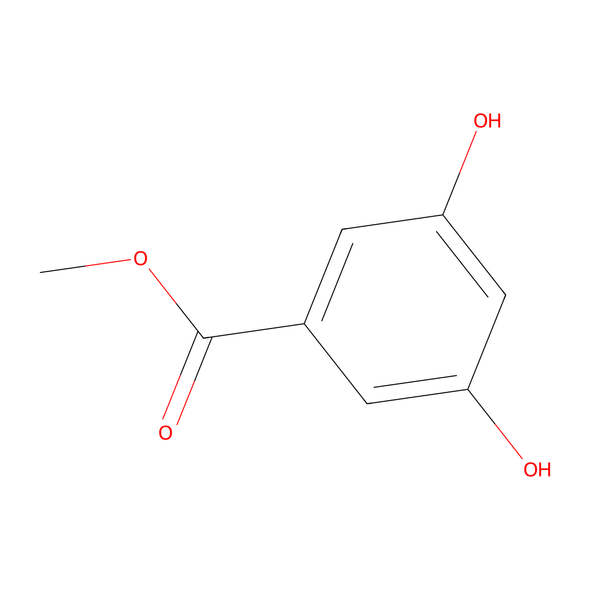 Methyl 3,5-Dihydroxybenzoate molecular structure, CAS 2150-44-9