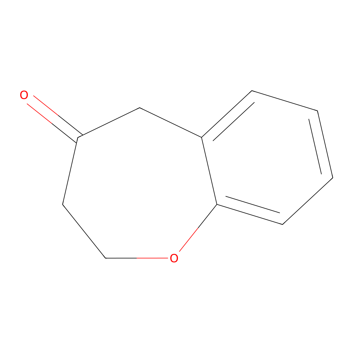 2,3,4,5-Tetrahydro-1-benzoxepin-4-one molecular structure, CAS 21503-01-5