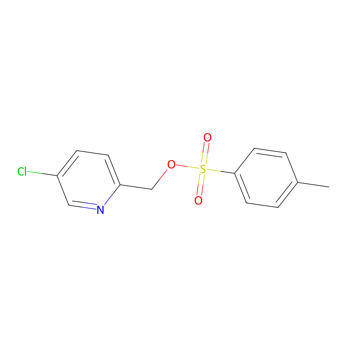 (5-Chloro-2-pyridyl)methyl 4-methylbenzenesulfonate molecular structure, CAS 2150489-13-5