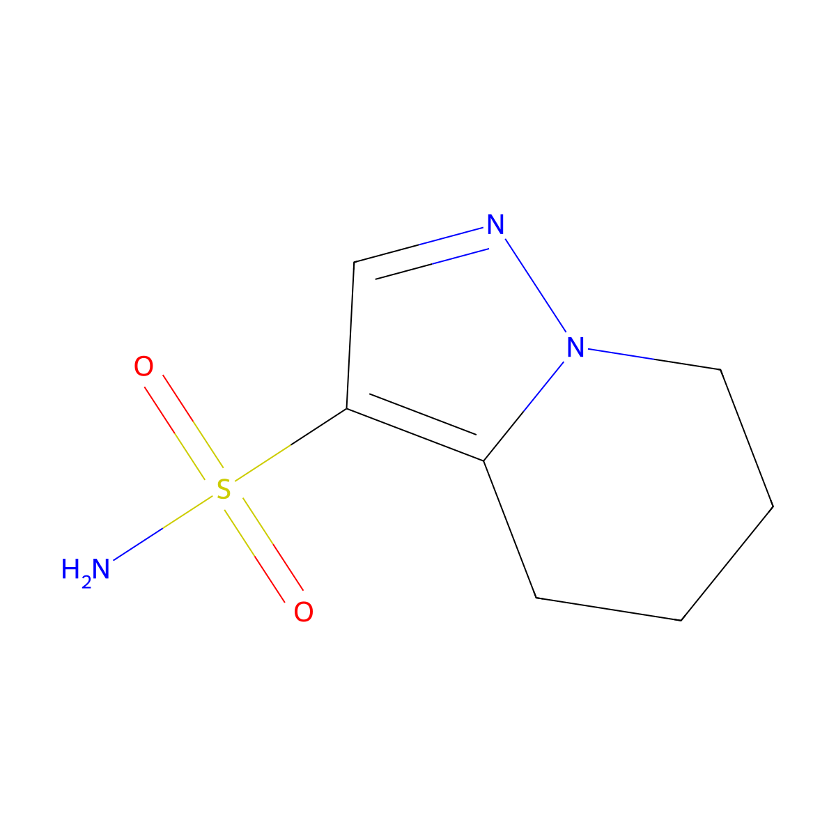 4H,5H,6H,7H-pyrazolo[1,5-a]pyridine-3-sulfonamide molecular structure, CAS 2150944-43-5
