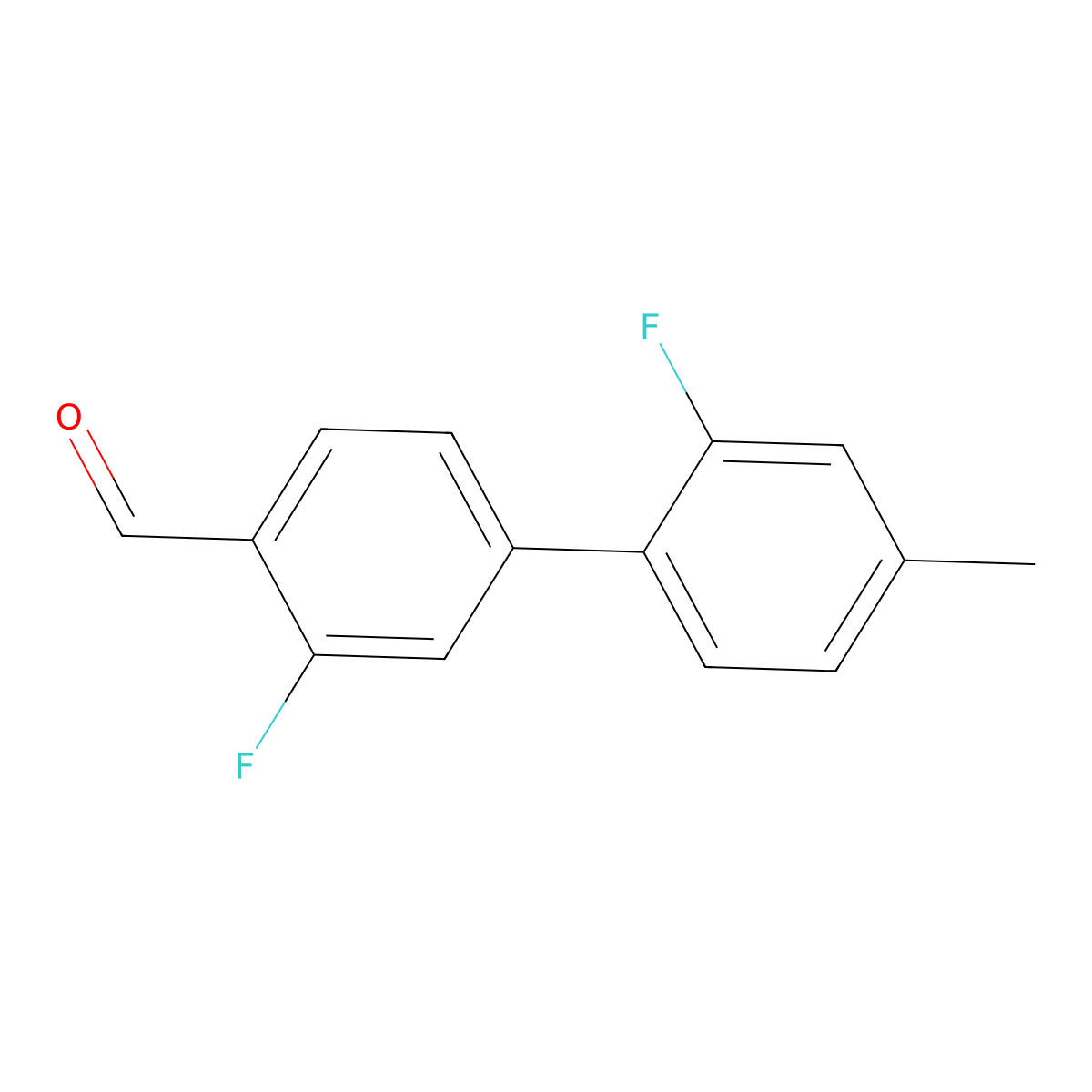 2',3-Difluoro-4'-methyl[1,1'-biphenyl]-4-carboxaldehyde molecular structure, CAS 2150965-50-5