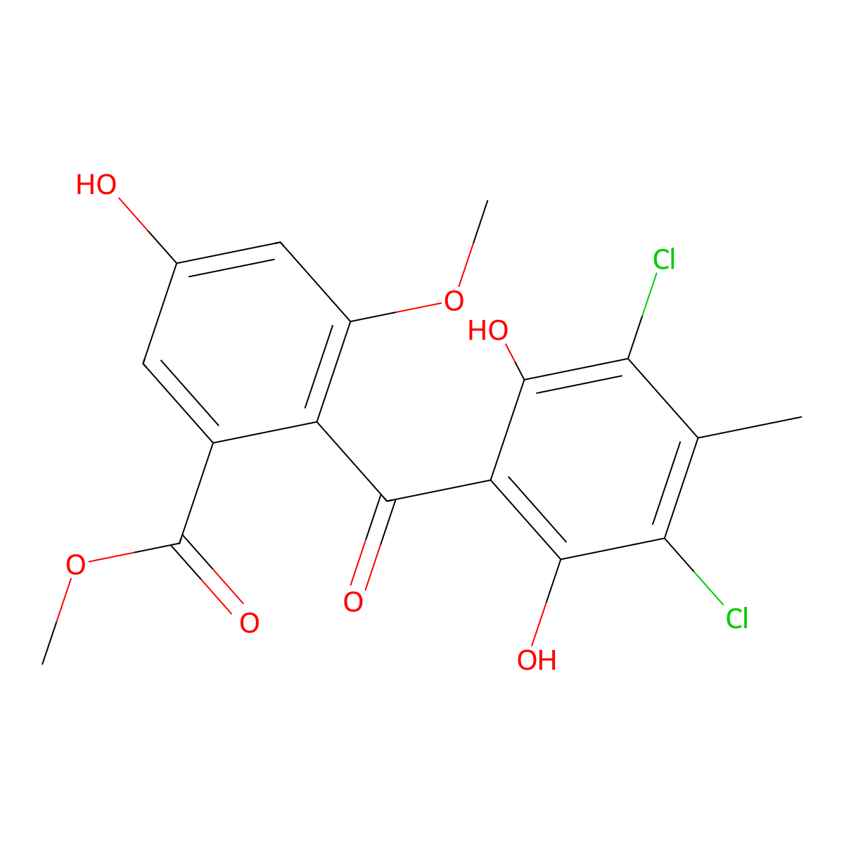 Dihydrogeodin molecular structure, CAS 2151-16-8