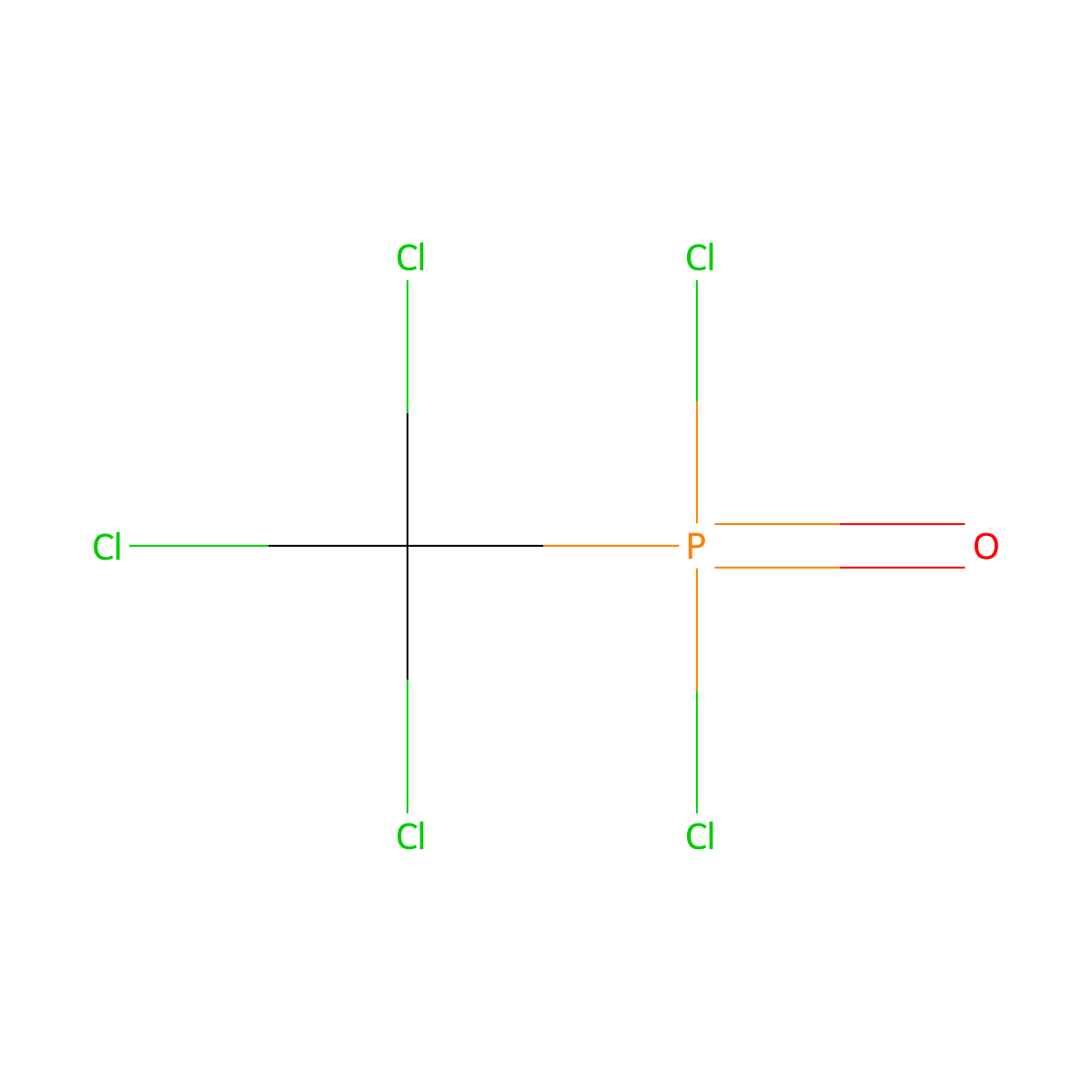(Trichloromethyl)phosphonic dichloride molecular structure, CAS 21510-59-8