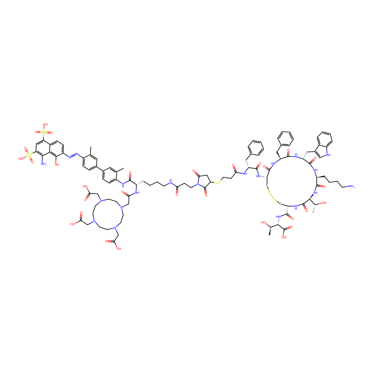 Dota-EB-tate molecular structure, CAS 2151063-66-8